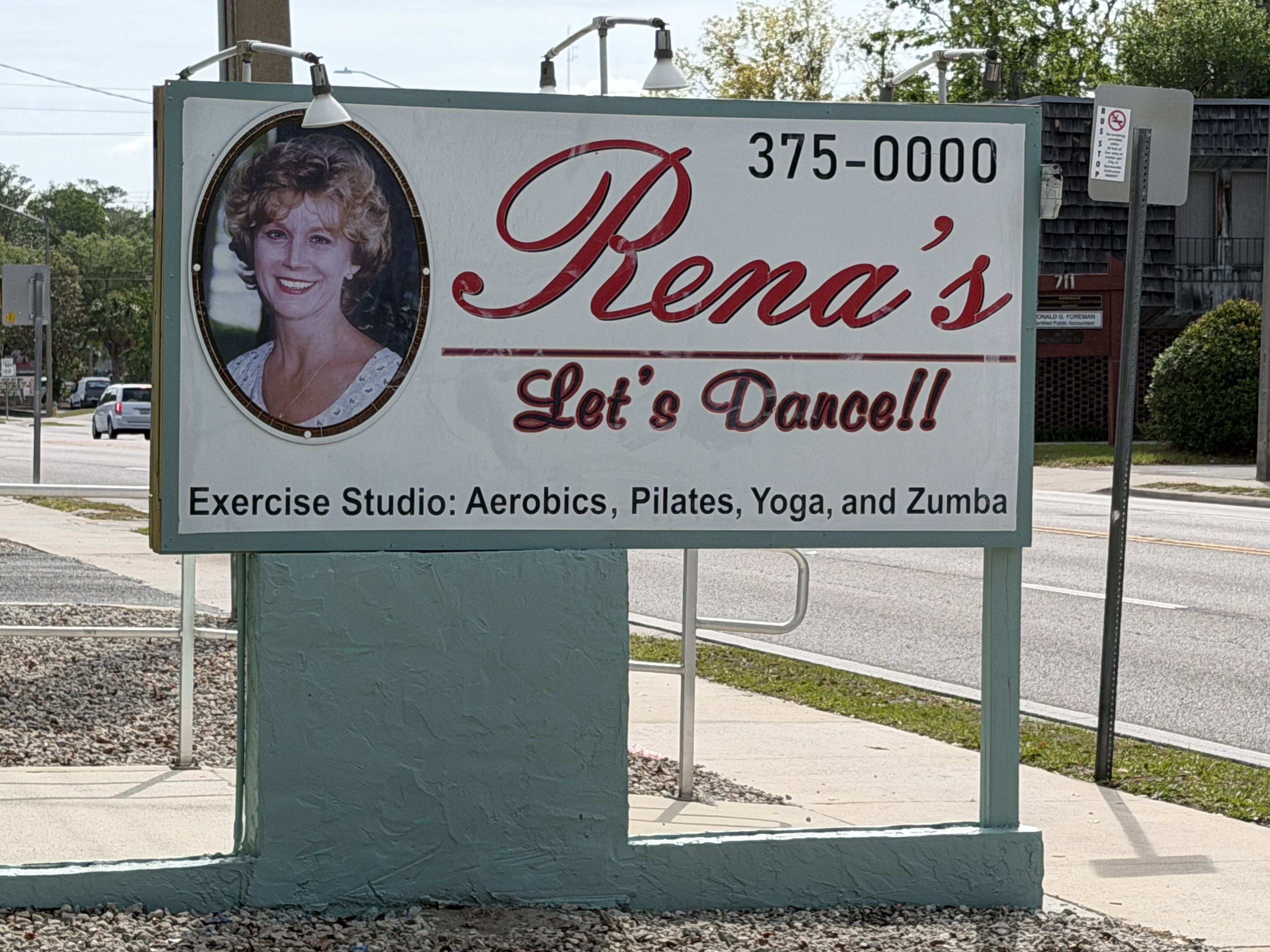 Rena's Ballroom sign